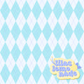 Pastel Speckled Cyan Argyle Seamless Pattern - Y2K Grid Blender Digital Paper