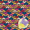 Moody Boho Chevron Seamless Pattern - Retro 70s Geometric Digital Paper
