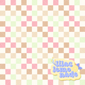 Pastel Coquette Checkerboard Seamless Pattern - Pink Mint Tan Fall Digital Paper