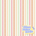 Pastel Coquette Vertical Stripes Seamless Pattern - Pink Mint Tan Fall Digital Paper