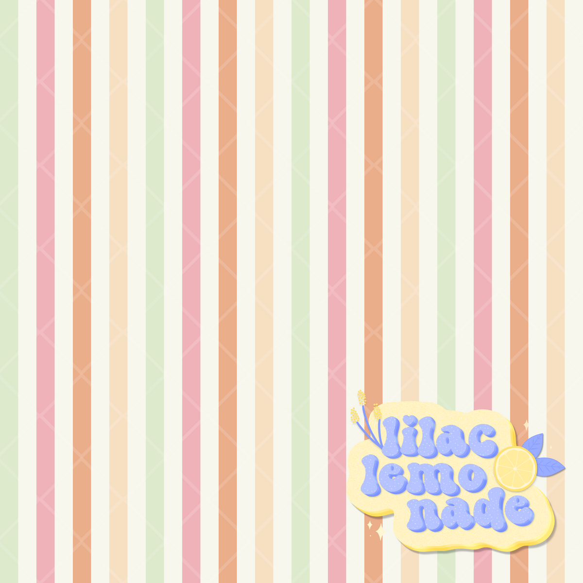 Pastel Coquette Vertical Stripes Seamless Pattern - Pink Mint Tan Fall Digital Paper